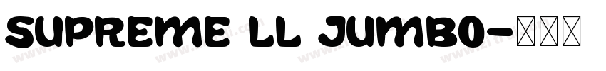 Supreme LL Jumbo字体转换